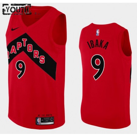 Camiseta Niños NBA Toronto Raptors Serge Ibaka 9 2020-21 Jordan Brand Icon Edition Swingman